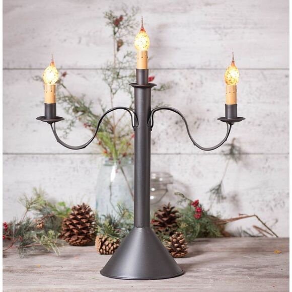 Irvin's Country Tinware 3 Light Accent Light in Smokey Black - Picture 2 of 3